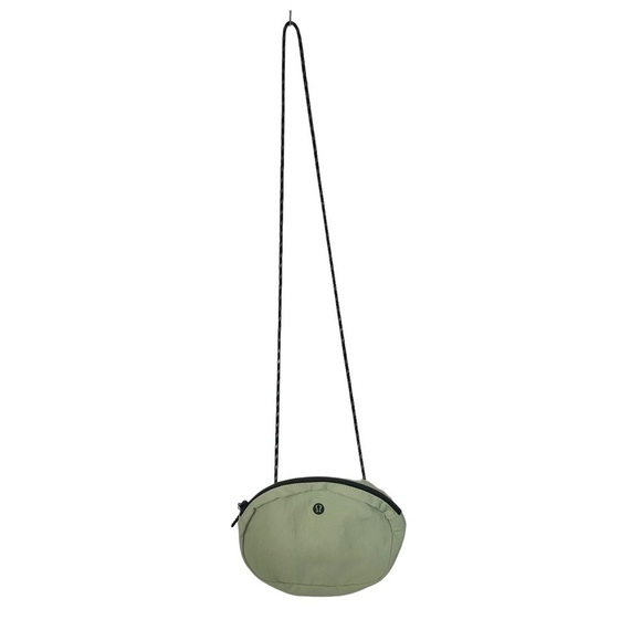 Lululemon Light Mint Green Circle Oval Crossbody Bag - Picture 1 of 3